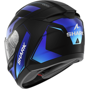 CASCO SHARK RIDILL 2 MEKARIUM MAT BLACK BLUE BLUE KBB