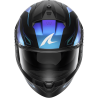 CASCO SHARK RIDILL 2 MEKARIUM MAT BLACK BLUE BLUE KBB