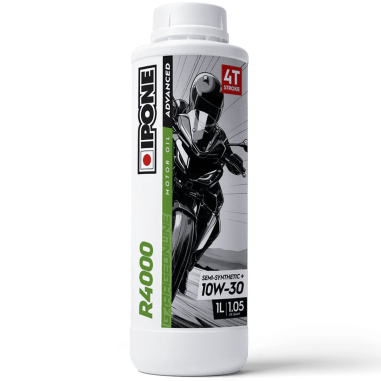ACEITE DE MOTO 10W30 IPONE R4000 ESTER 75% SINTETICO - 1L