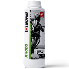 ACEITE DE MOTO 10W50 IPONE R4000 ESTER 75% SINTETICO - 1L