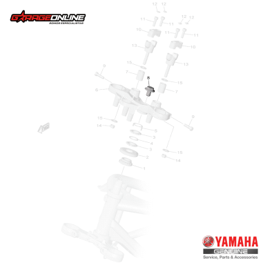 TORNILLO TIJA SUPERIOR YAMAHA YZF-R3 YZF-R3A MT-03 MT-03AGENUINA