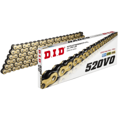 CADENA DID 520-120 VO DORADA CON ORING Y REFORZADA "SPORTBIKE"