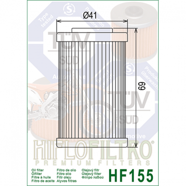 FILTRO DE ACEITE KTM DUKE, RC, BAJAJ PULSAR, SVARTPILEN