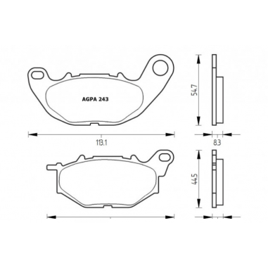 PASTILLAS FRENO DELANTERO YAMAHA R3 / MT-03 ACCOSSATO ZXC RACING