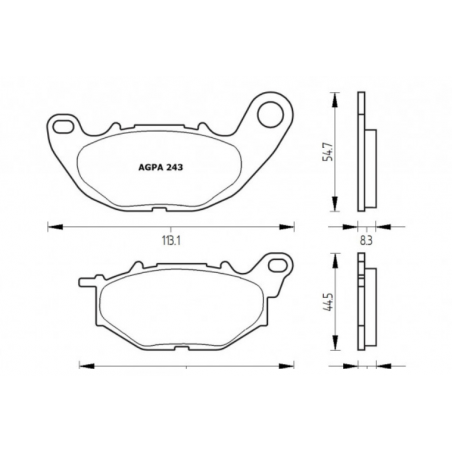 PASTILLAS FRENO DELANTERO YAMAHA R3 / MT-03 ACCOSSATO ZXC RACING
